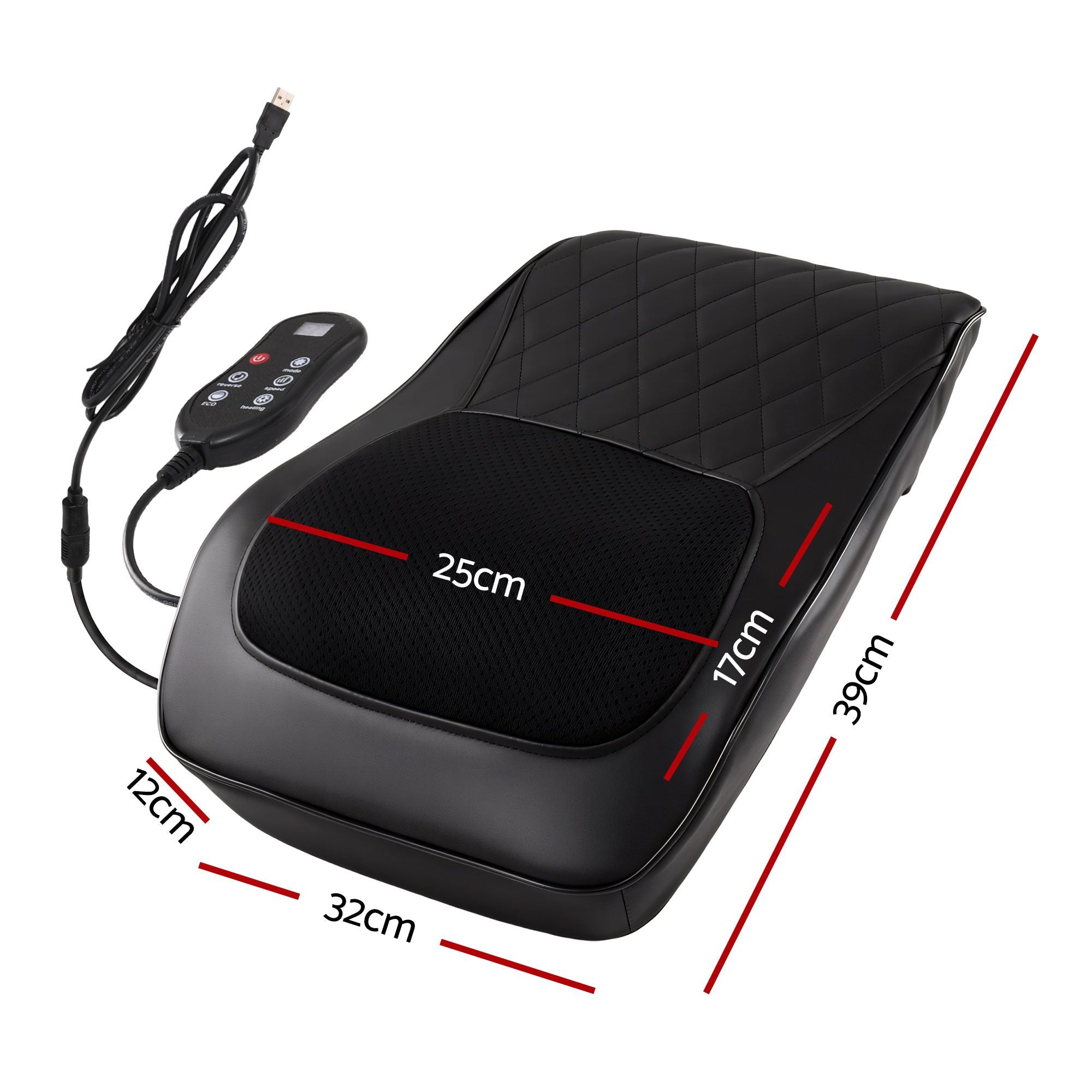 Livemor Back Massager with Heat and Traction, Neck and Shoulder Massage Pillow, Ergonomic Backrest for Office Chair & Sofa, Lumbar Support Cushion with 2-Level Thermal Relief, 6 Modes for Cervical & Full Body Pain Relief, Large