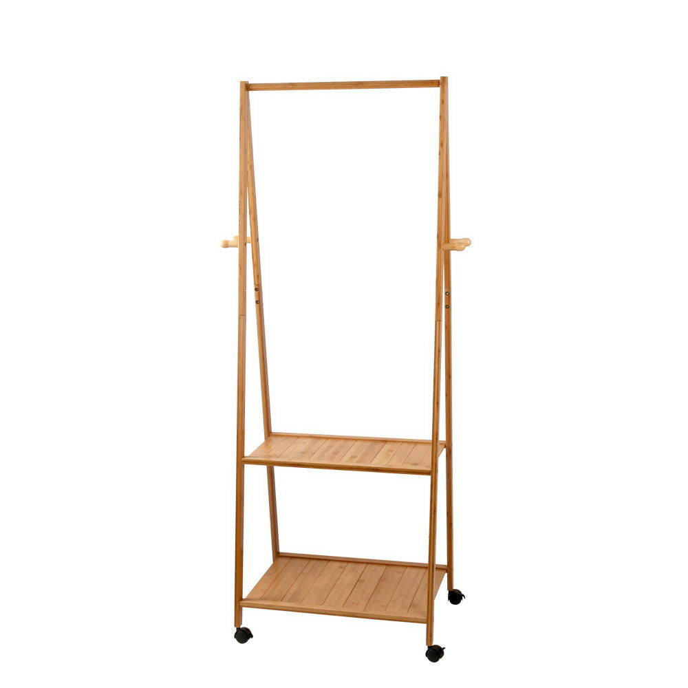 Clothes Rack Airer Coat Stand 165x59cm Wheels
