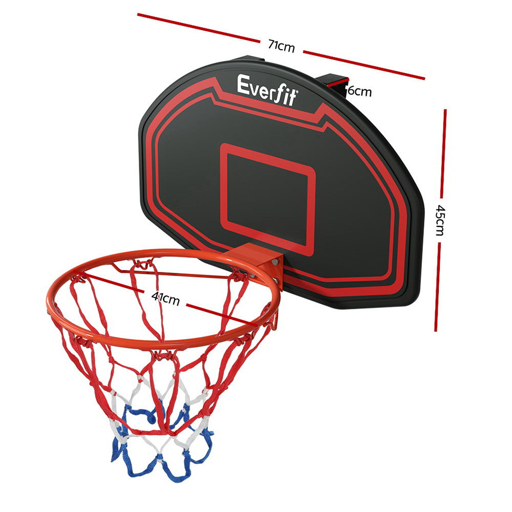 38 Basketball Hoop Backboard Door Wall Mounted Ring Net Sports Kids