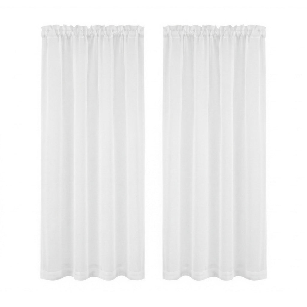 Artiss Blockout Curtains 2X 132x160cm Light Filtering Window Drapes Rod Pocket