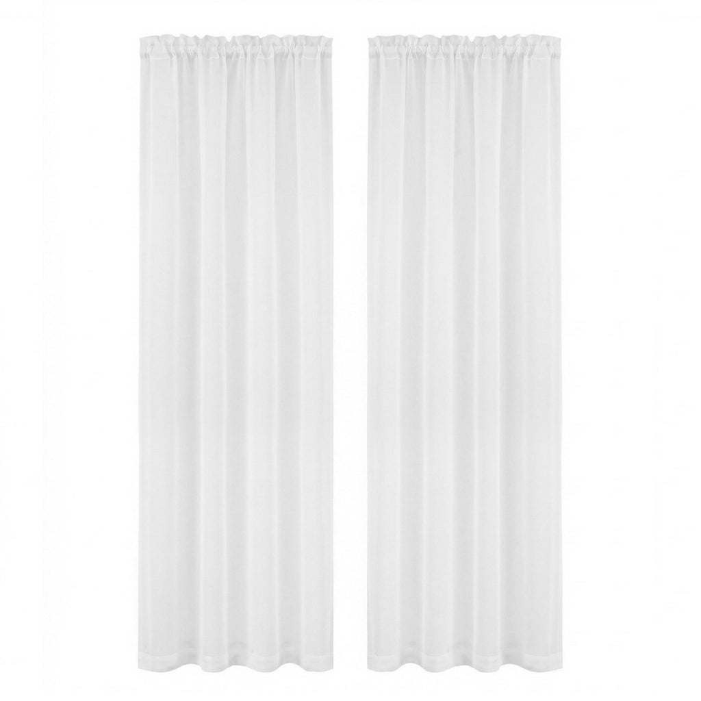 Artiss Blockout Curtains 2X 132x213cm Light Filtering Window Drapes Rod Pocket