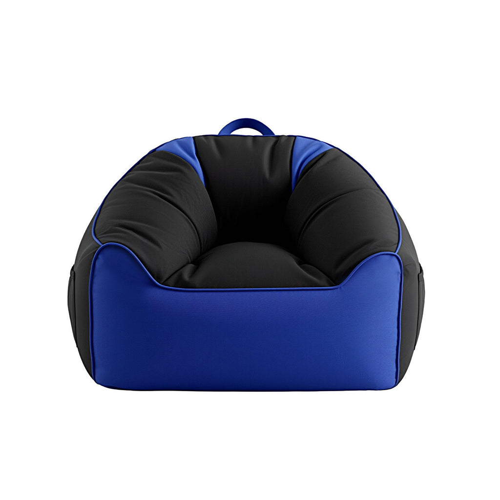 Artiss Gaming Bean Bag Chair Cover (No Filler) for Adults Teens Kids Splash-Proof Floor Gaming Chair Cover with Side Pockets, Headphone Hanger, Cup Holder, Bean Bag Cover Only