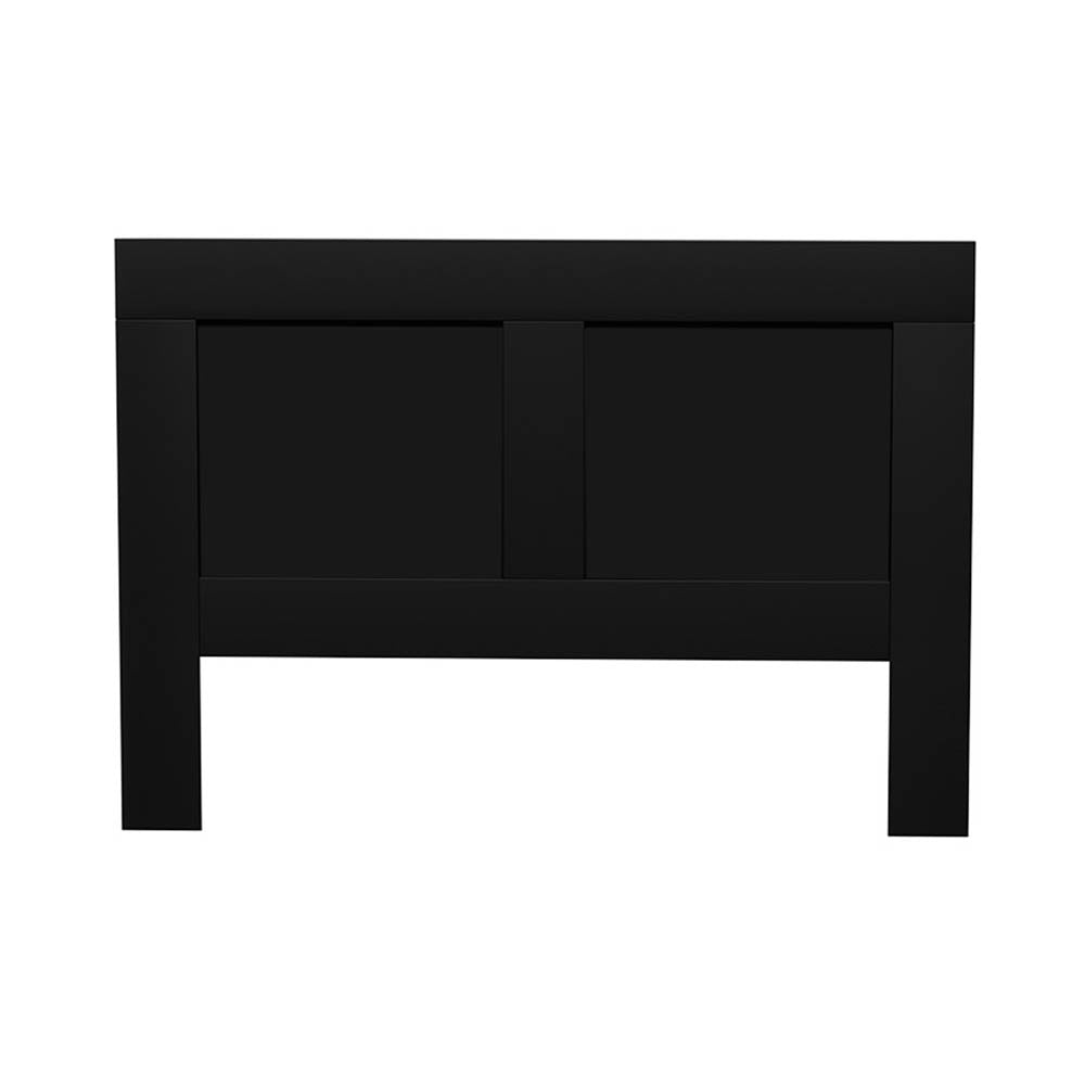 Bed Head Headboard Queen with Shelves - CABI Black