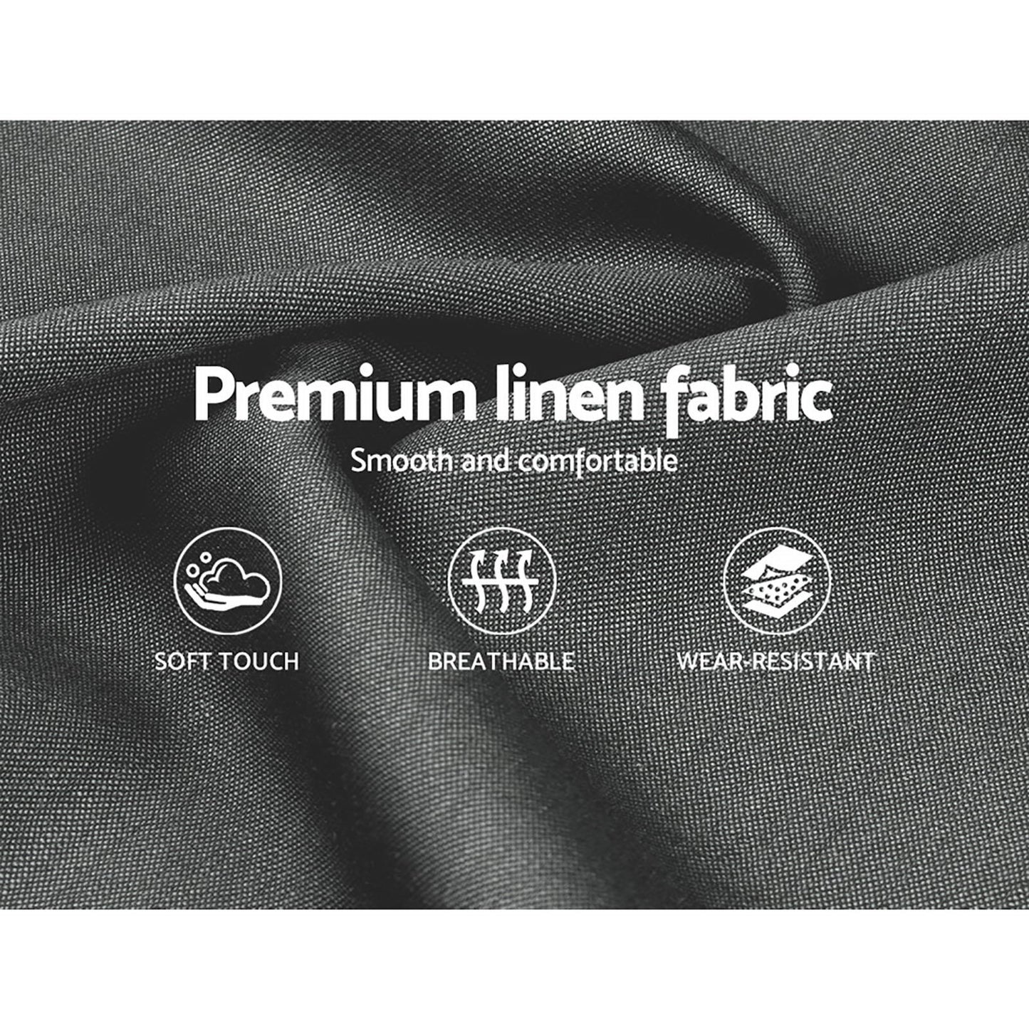 Bed Frame King Size Gas Lift Grey ISSA