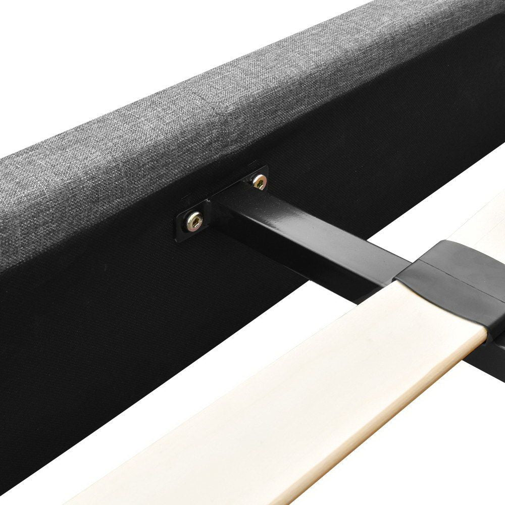 Artiss Bed Frame Double Size Grey NEO