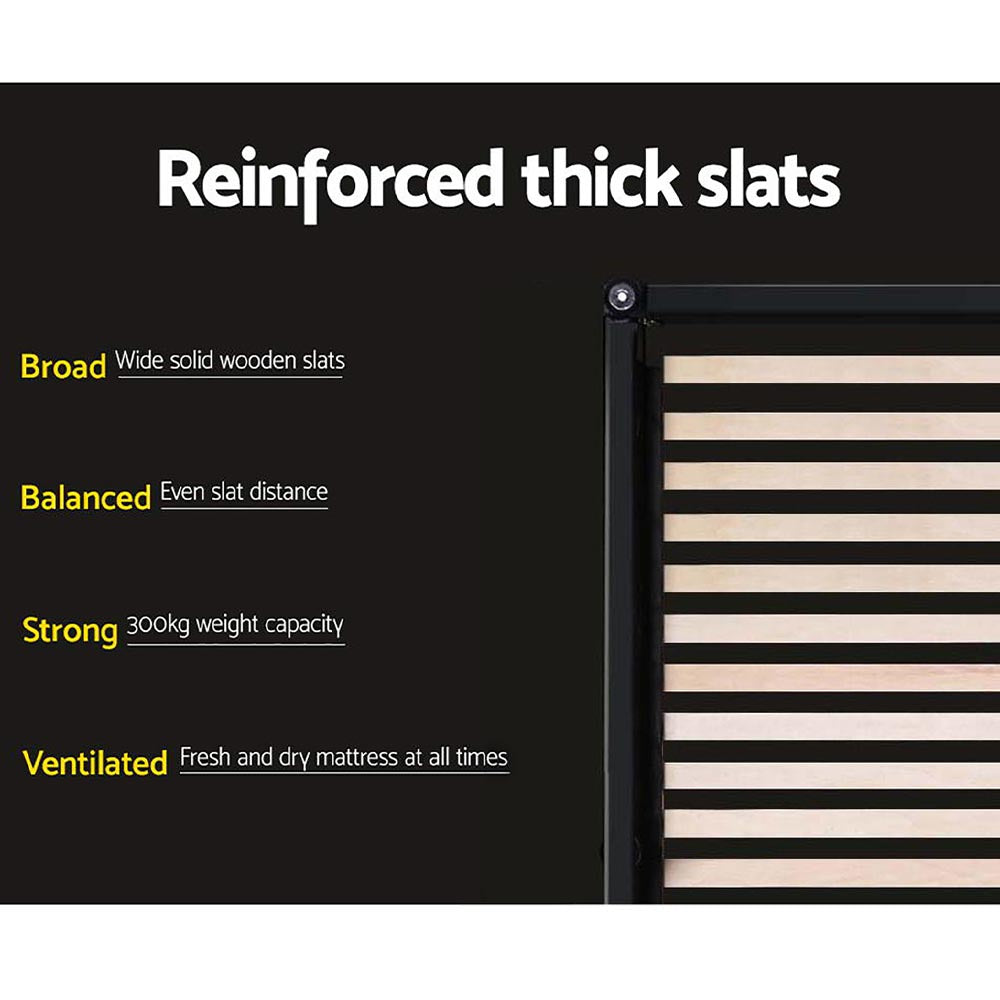 Bed Frame Double Size Black NEO