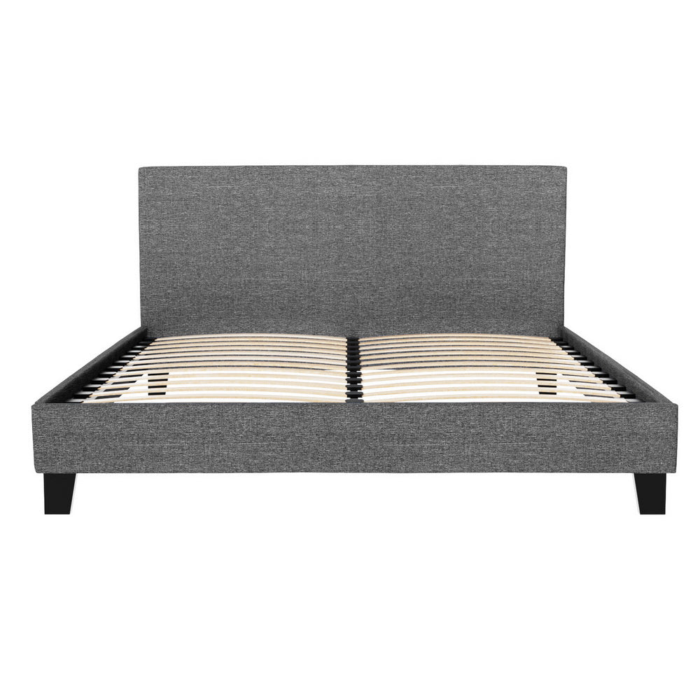 Bed Frame Queen Size Grey NEO