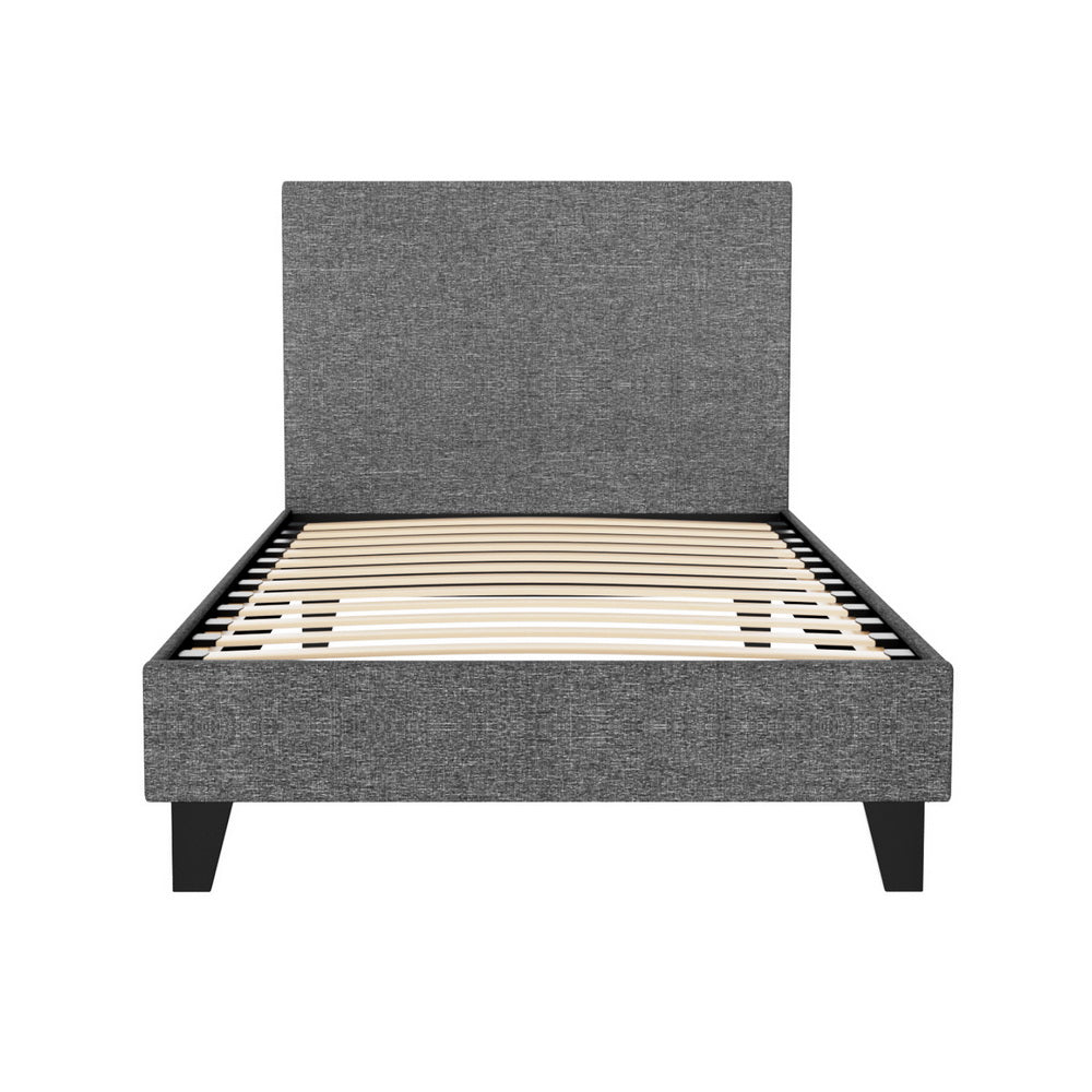 Bed Frame Single Size Grey NEO