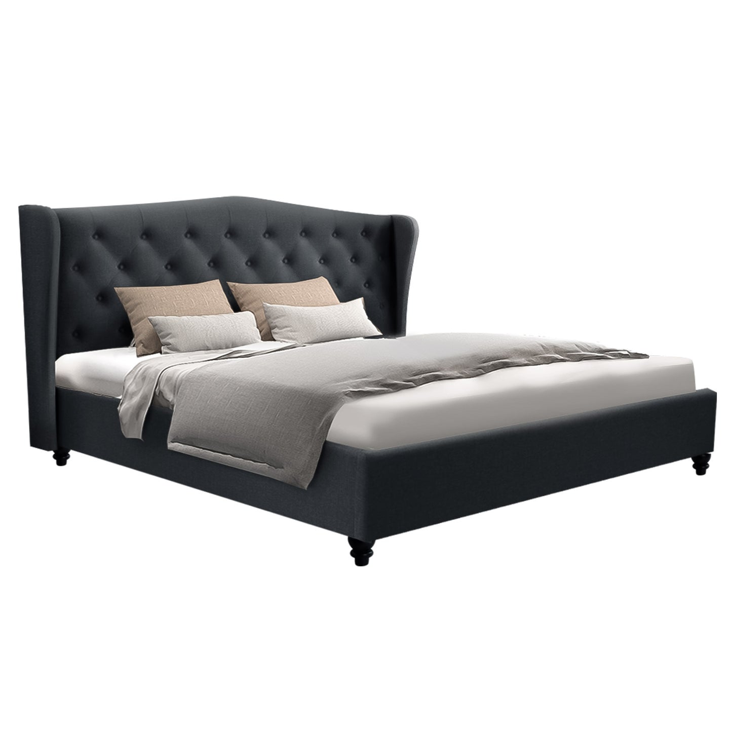 Bed Frame King Size Charcoal PIER