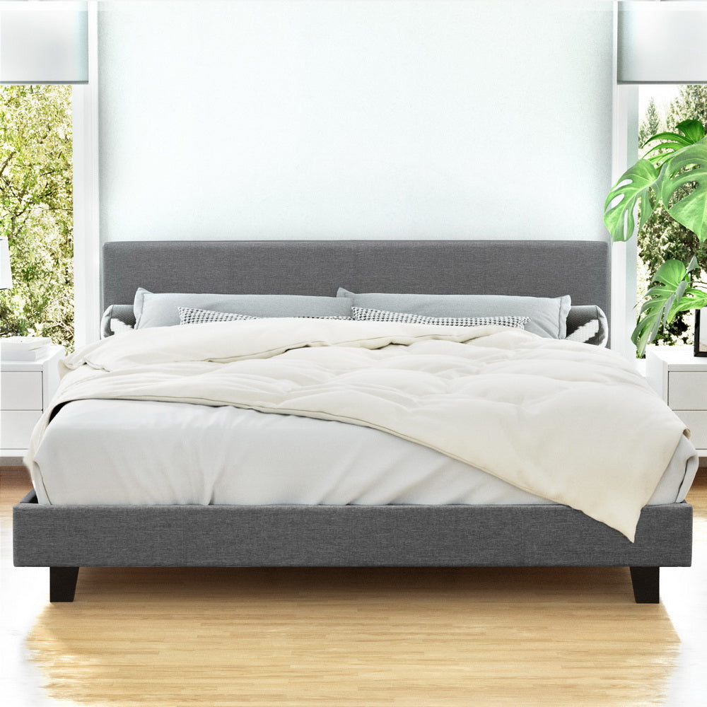 Bed Frame King Size Grey NEO