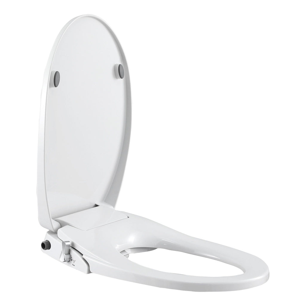 Cefito Non Electric Bidet Toilet Seat O-Shape Dual Nozzle Soft Close WaterMark DIY