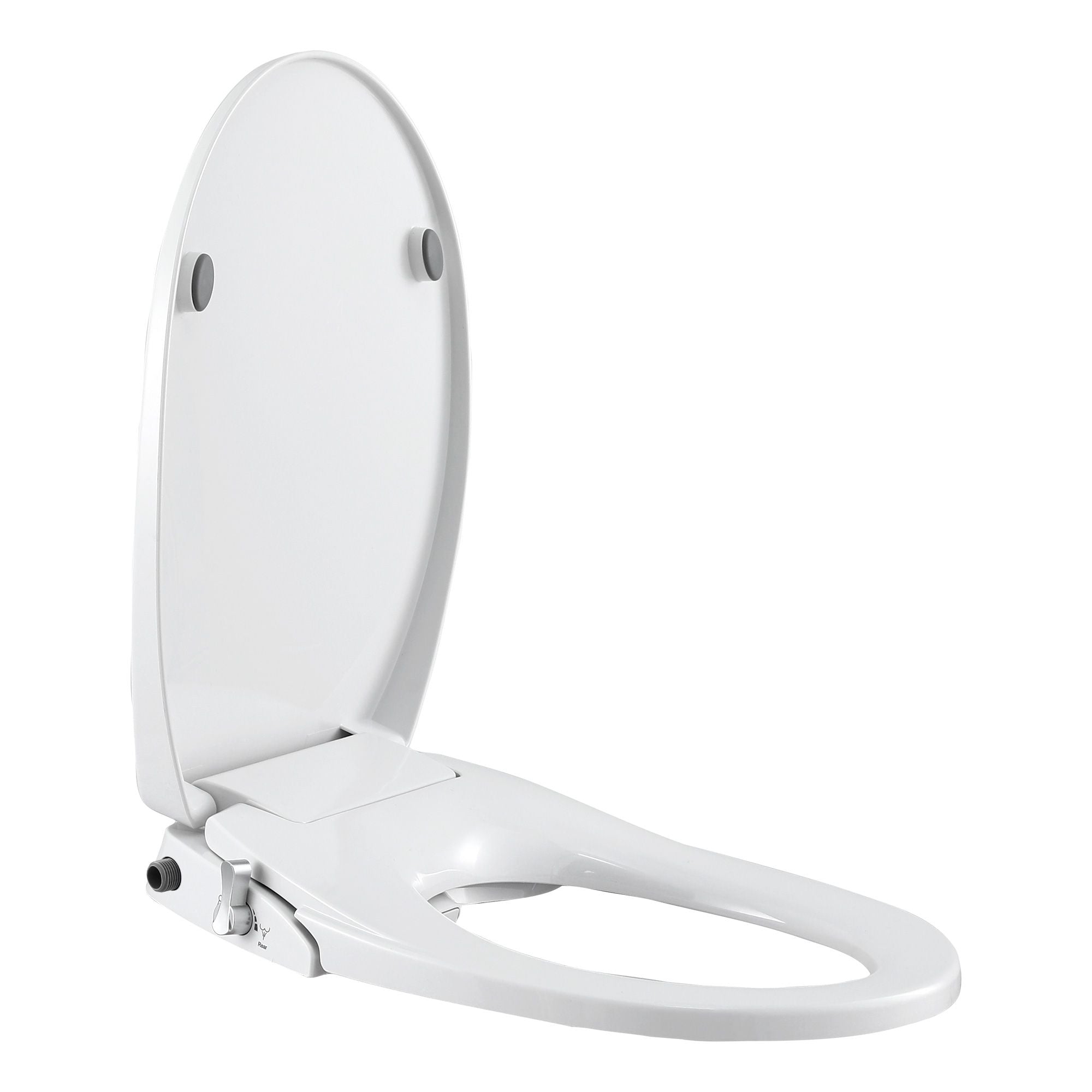 Cefito Non Electric Bidet Toilet Seat O-Shape Dual Nozzle Soft Close WaterMark DIY