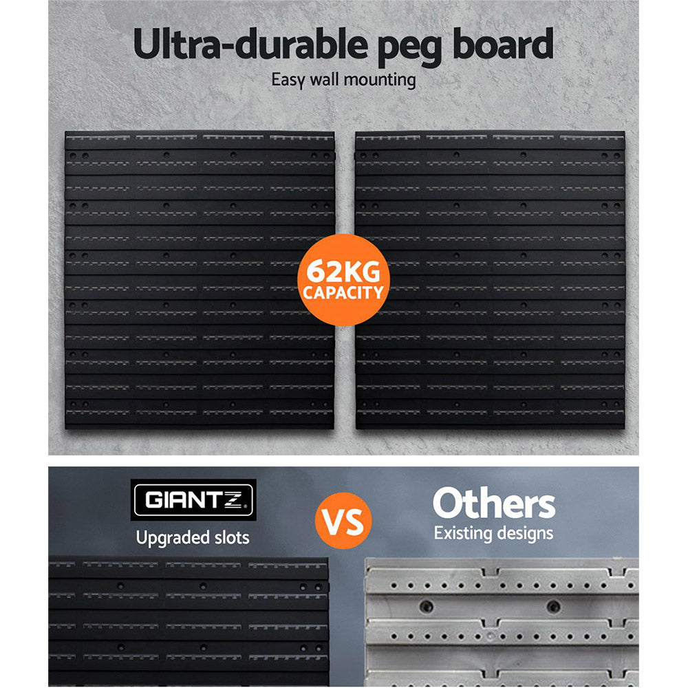 54 Storage Bin Rack Wall Mounted Tools