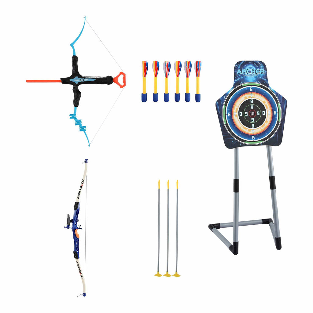 Keezi Kids Bow and Arrow Set Toy Archery Standing Target Suction Cup Arrows