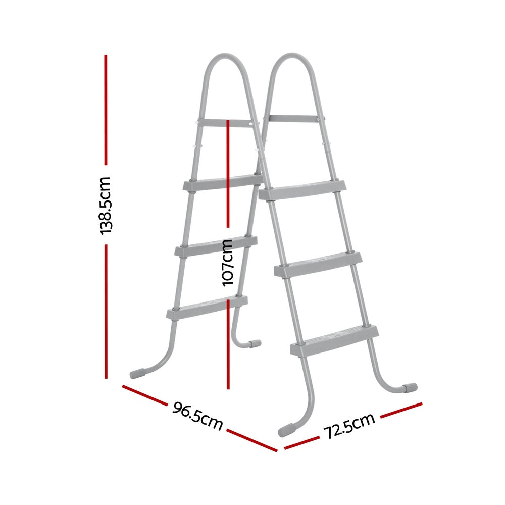 Above Ground Pool Ladder with Removable Steps