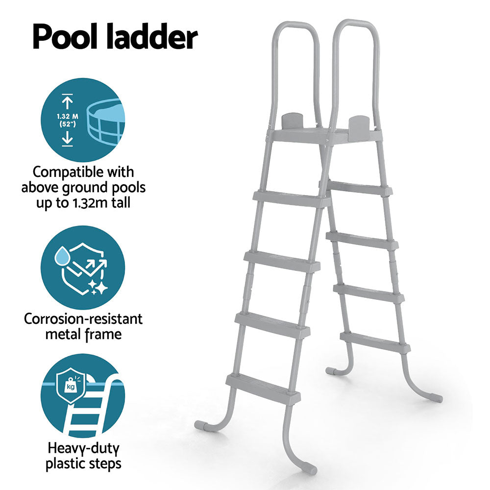Above Ground Pool Ladder with Removable Steps