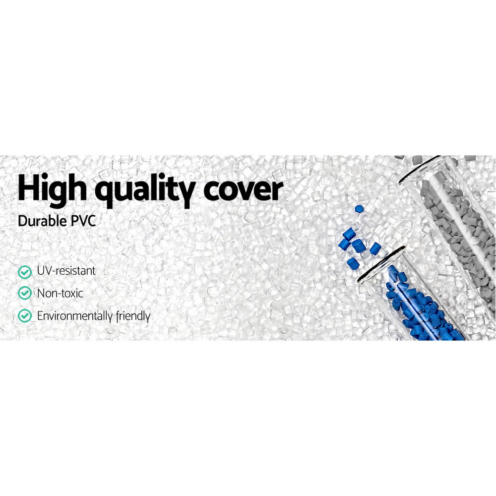 Pool Cover Fits 3.66m/12ft Round Swimming Pool PVC Blanket 3.7m
