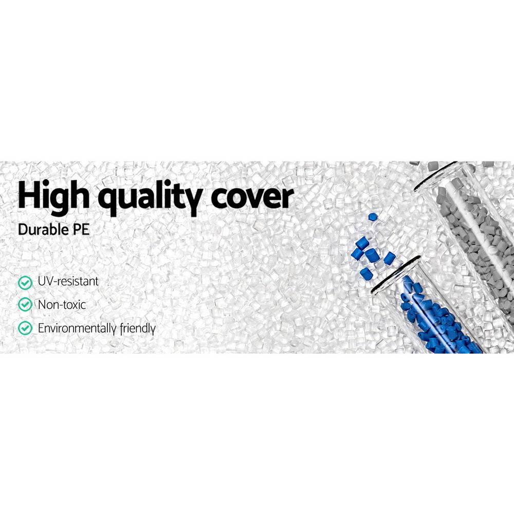 58017 Pool Cover Fits 4x2.11m Above Ground Swimming Pool PE Blanket