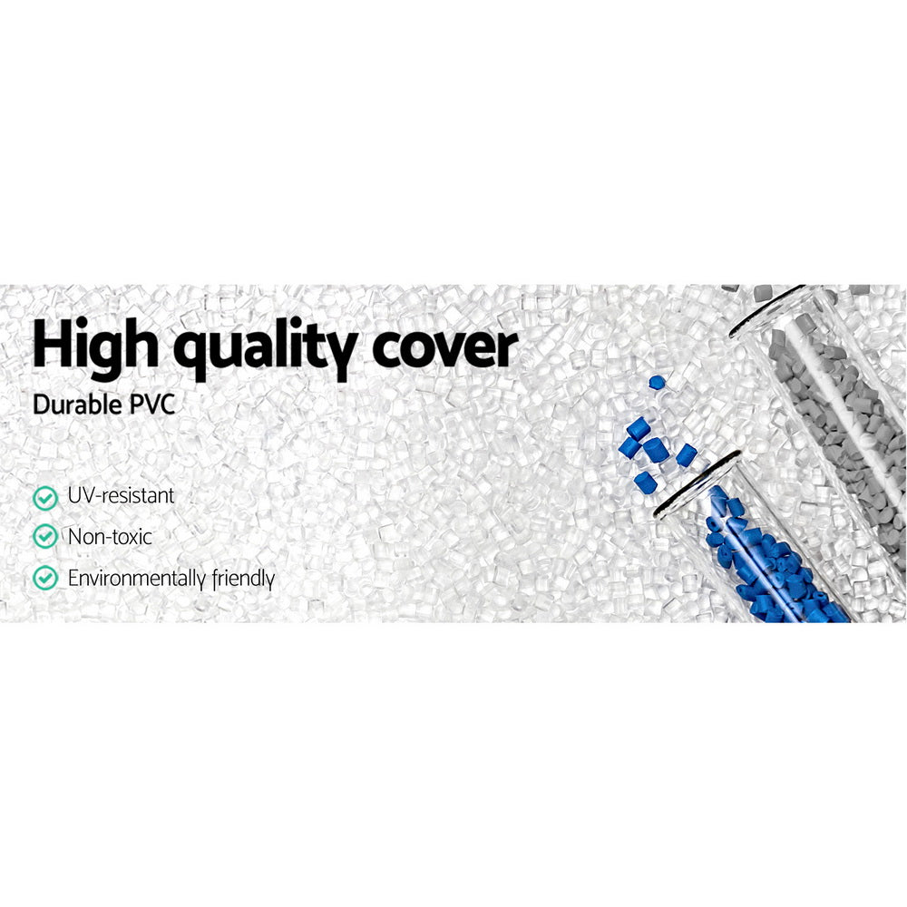 Pool Cover Fits 4.12x2.01m Above Ground Swimming Pool PVC Blanket