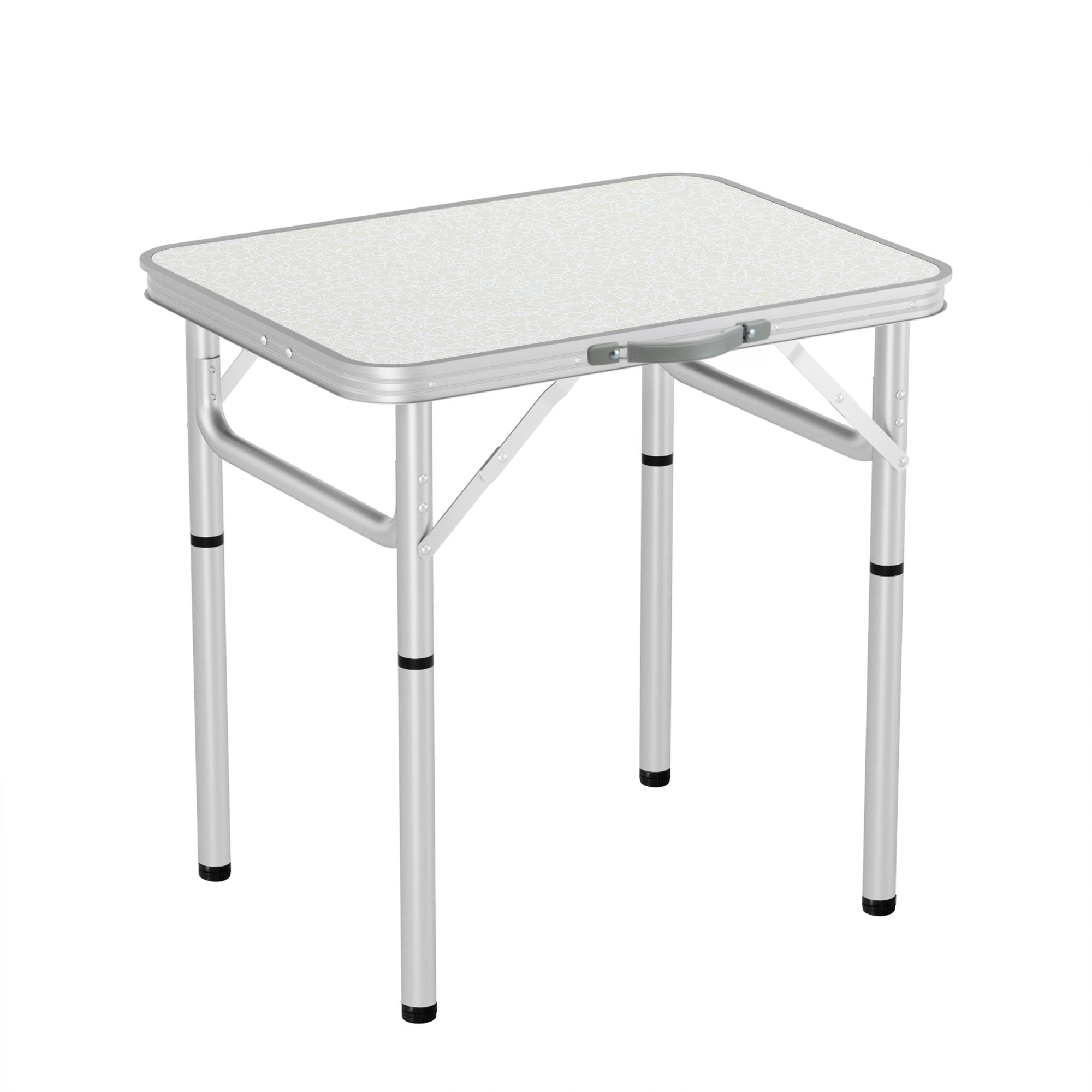 Weisshorn Folding Camping Table 60CM Adjustable Portable Outdoor Picnic Desk