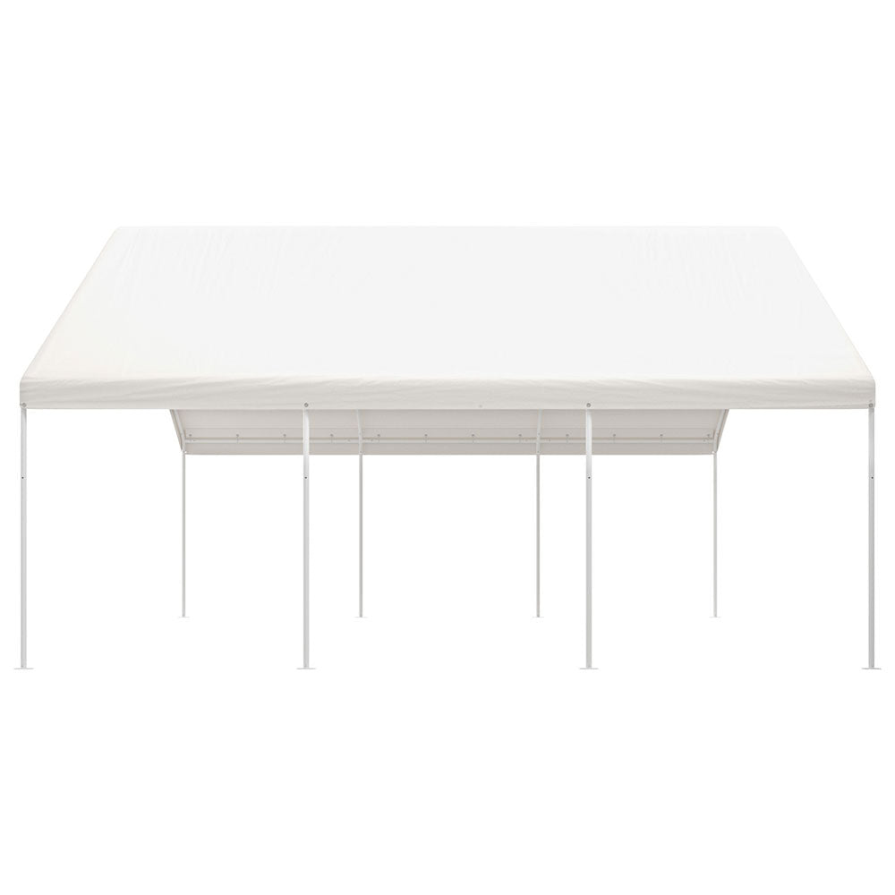 Carports 6x6m Carport Kits Steel Shelter Gazebo Canopy Garage Portable Garden Shed