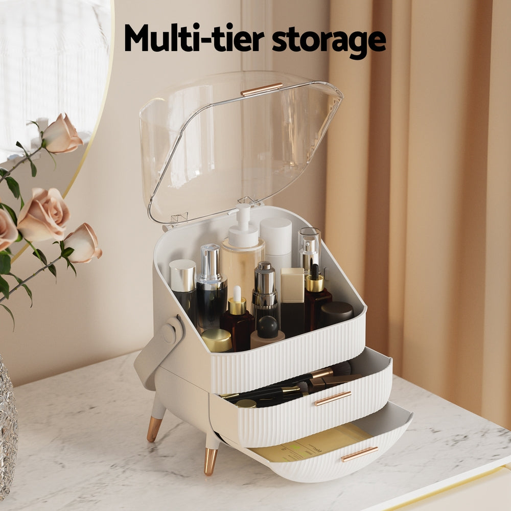Embellir Makeup Organizer Portable Cosmetic Organizer Storage Box Jewellery Holder