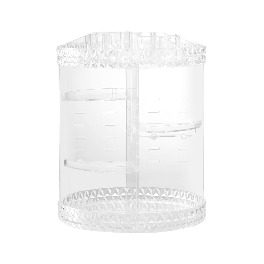 Embellir Makeup Organizer Acrylic Rotating Cosmetic Organizer Storage Display Holder