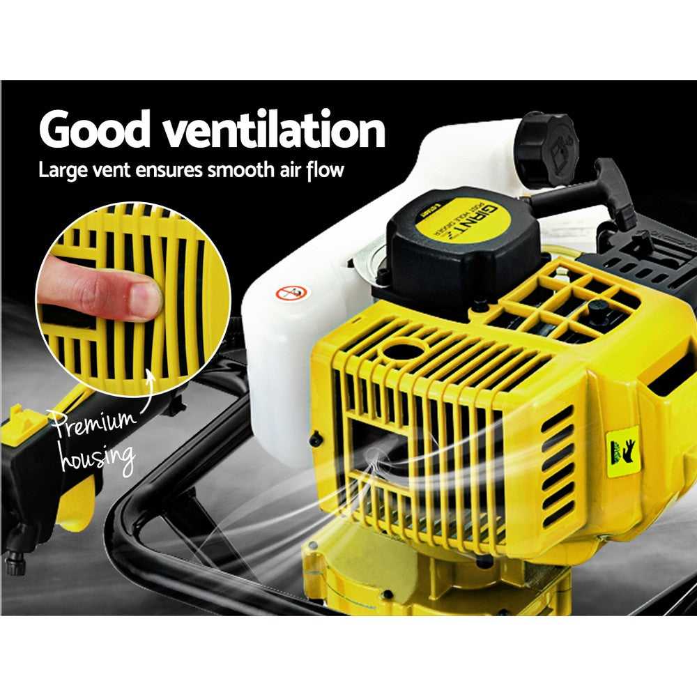 92CC Post Hole Digger 300mm Petrol Drill Auger Extension Bits