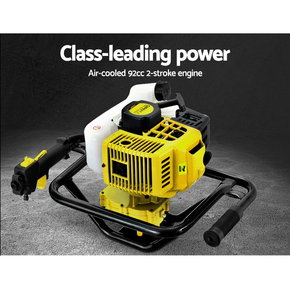 92CC Post Hole Digger Petrol Drill Auger Extension Bits