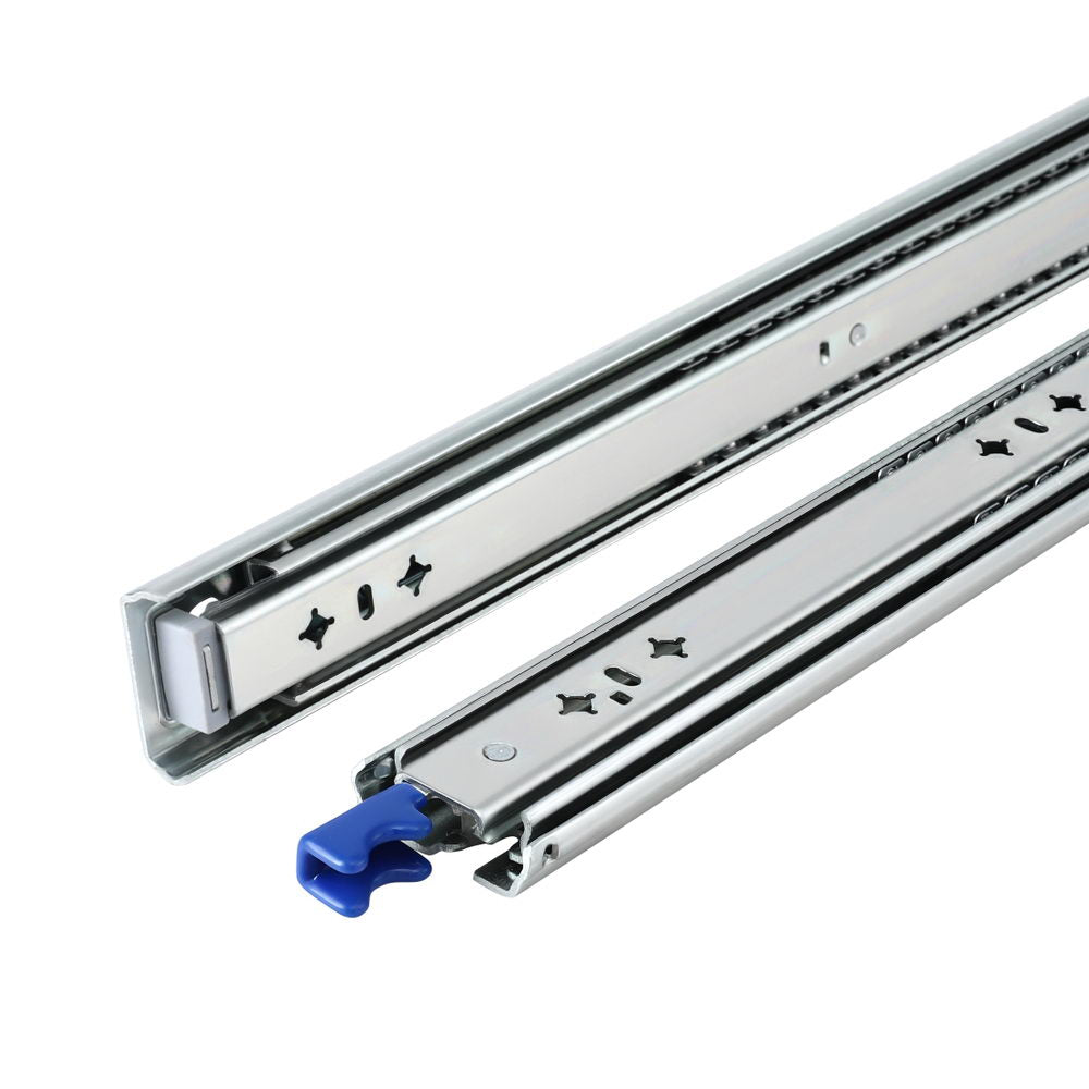 Giantz 2x Drawer Slides Heavy Duty Full Extension Locking 750-1500mm Length