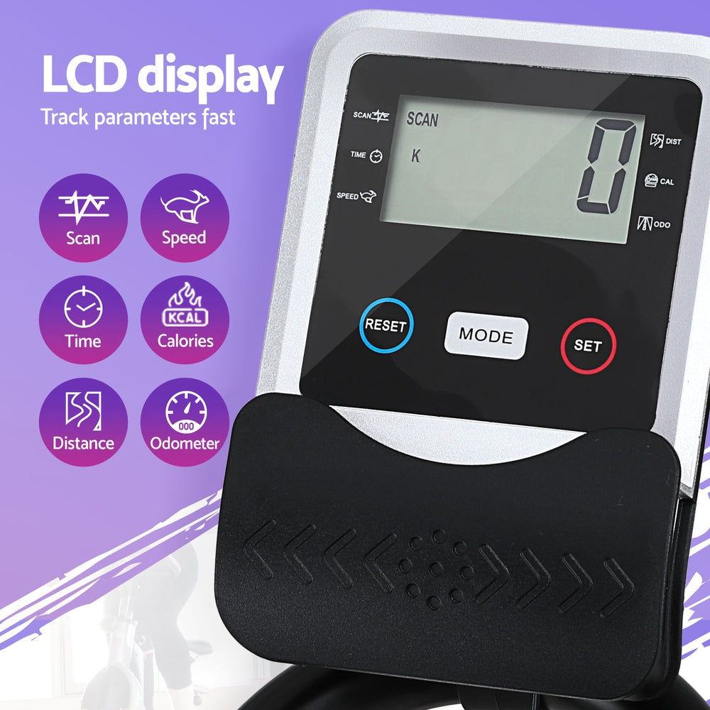 15kg Flywheel Spin Bike Exercise Bike Home Gym Fitness 120KG Capacity