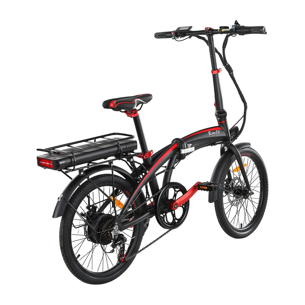 Folding Electric Bike Urban City Bicycle eBike Rechargeable Battery 250W