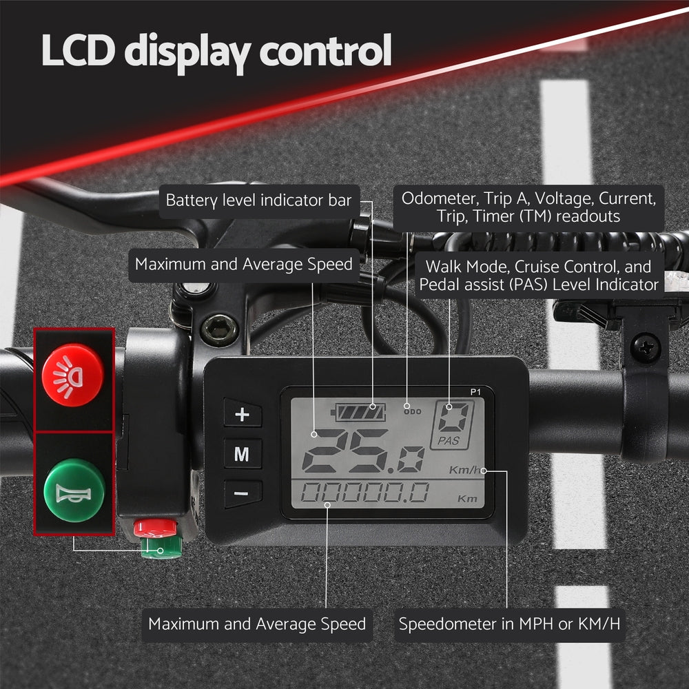 Folding Electric Bike Urban City Bicycle eBike Rechargeable Battery 250W