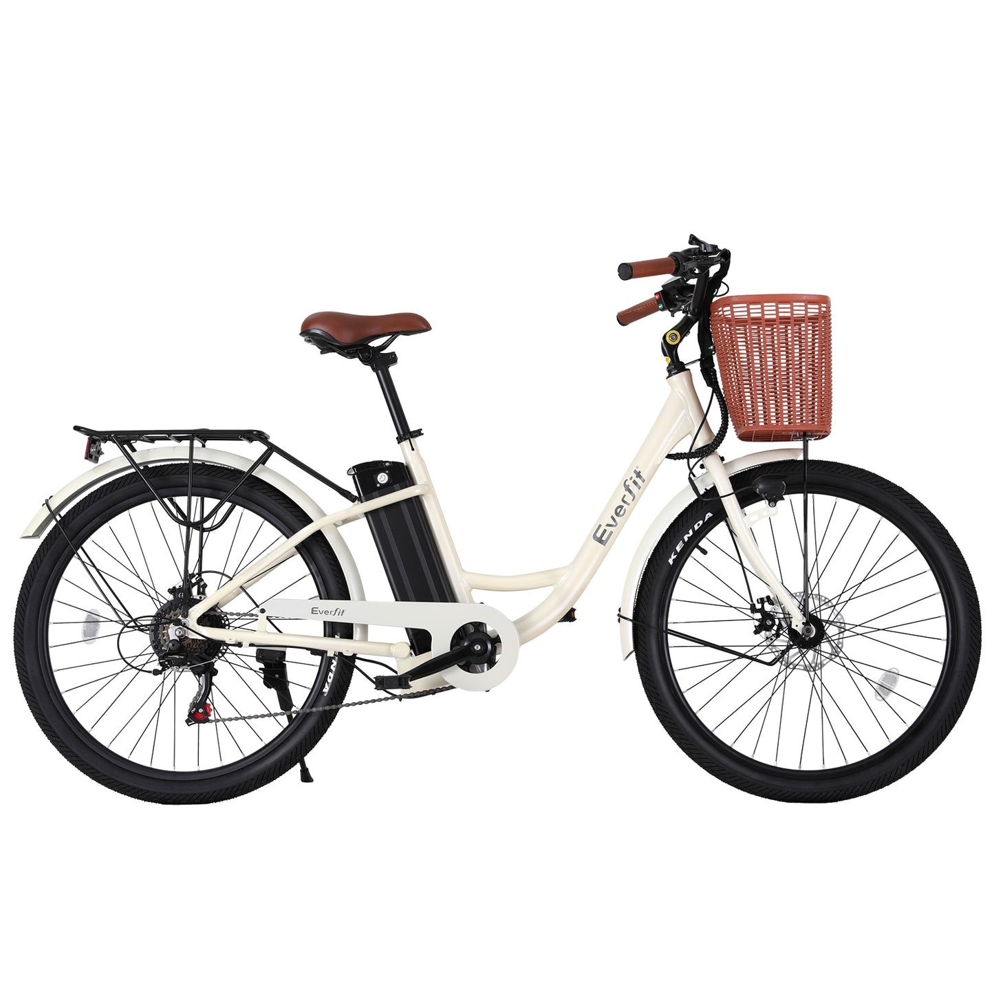 Everfit 26 Electric Bike City Bicycle eBike e-Bike Commuter w/ Battery WH