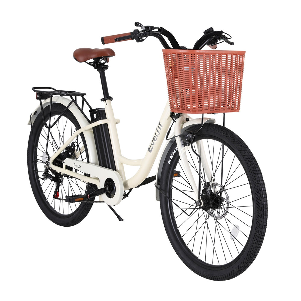 26 Electric Bike City Bicycle eBike e-Bike Commuter w/ Battery WH