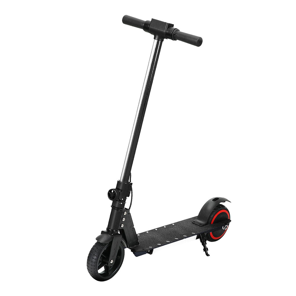 Electric Scooter 130W 16KM/H LED Light Folding Portable Riding Commuter Black