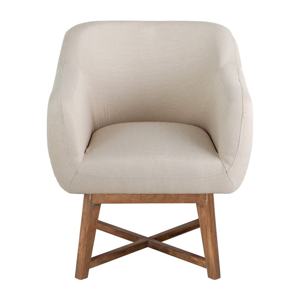 Armchair Tub Chair Beige Aston