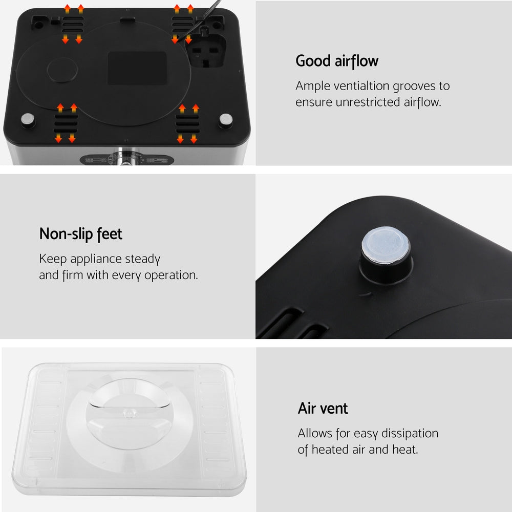 5 Trays Food Dehydrator Stainless Steel Tray