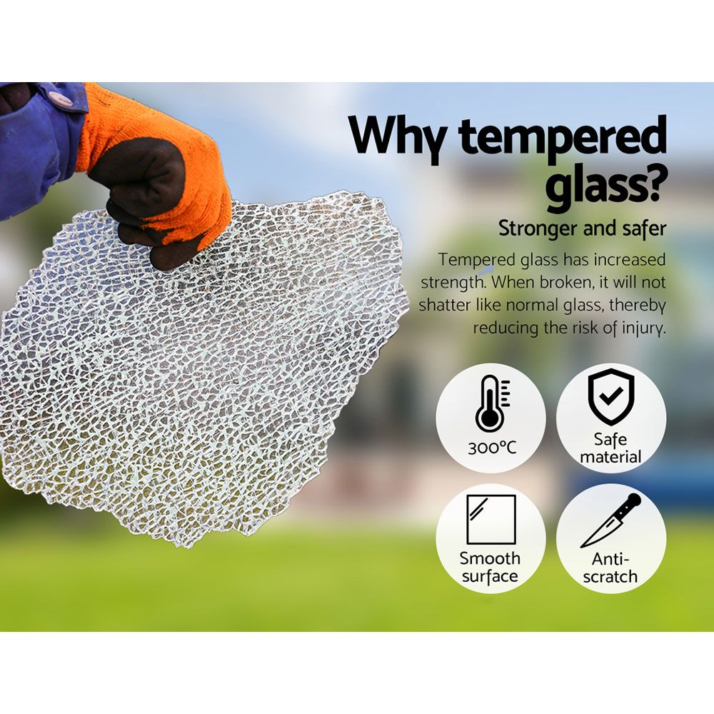 9-Piece Outdoor Sofa Set Wicker Couch Lounge Setting 7 Seater