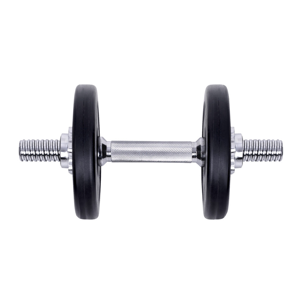 10kg Dumbbell Set Weight Plates Dumbbells Lifting Bench