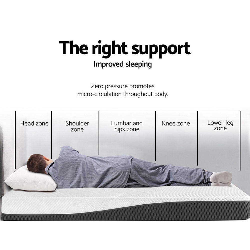 Memory Foam Mattress Bed Cool Gel Non Spring 21cm Double