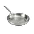 5-Star Chef 30cm Stainless Steel Frying Pan Uncoated Frypan with Tri-Ply Body Silver