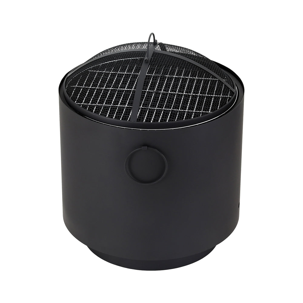 Grillz Fire Pit BBQ Portable Deep Bowl Outdoor Fireplace