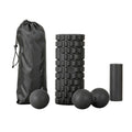 Everfit Foam Roller Set 4 in 1 Grid High Density Massager for Deep Tissue Trigger Point Myofascial Release Back Pain Muscle Recovery Gym Home Fitness Equipment with Storage Bag Supports 150kg