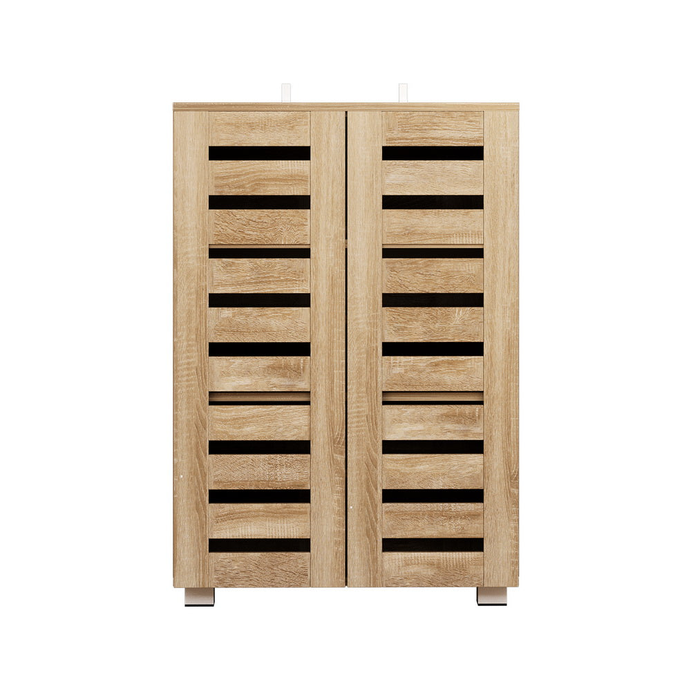 Shoe Rack Cabinet 20 Pairs 5-tier Wood Alster