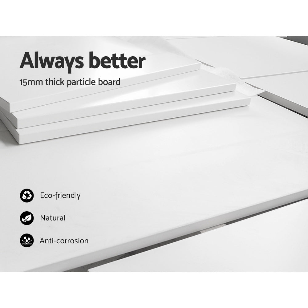 Bookshelf Set of 3 - VENA White