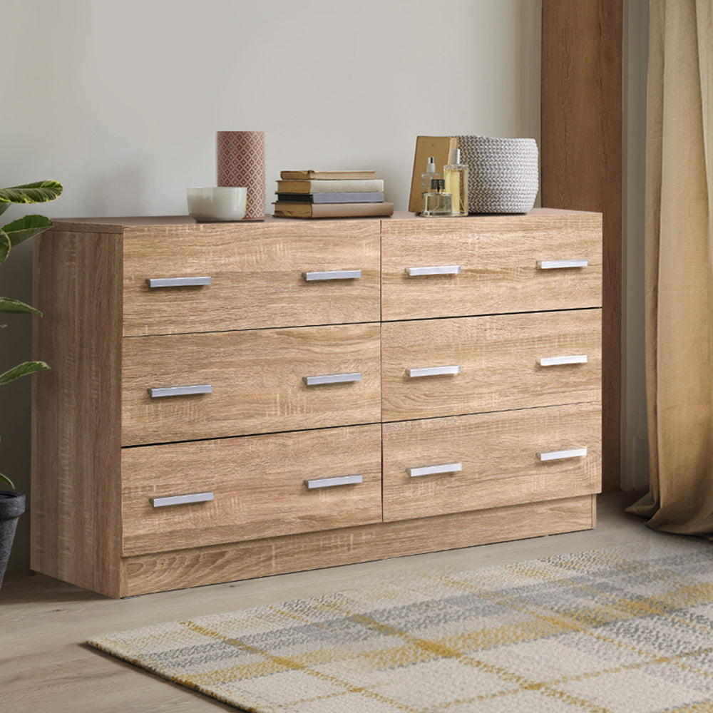 6 Chest of Drawers - VEDA Pine