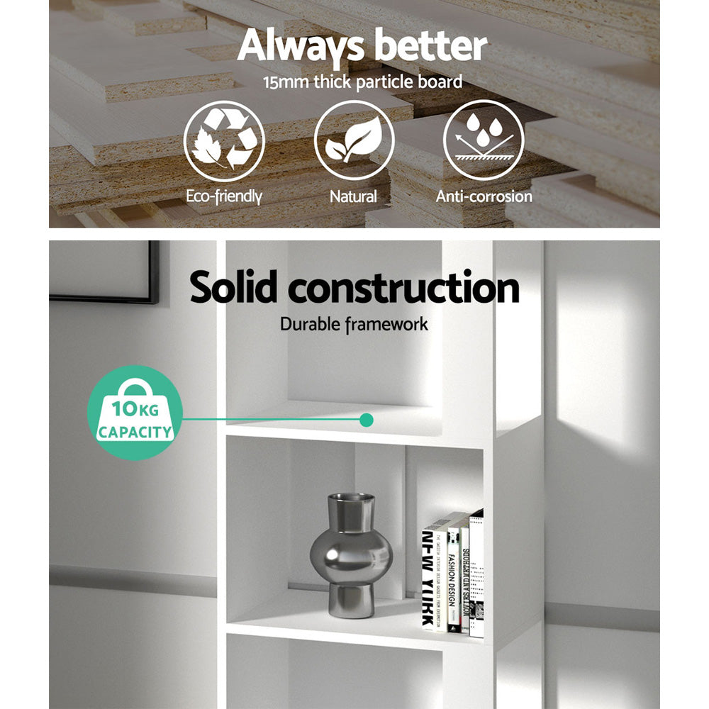 Bookshelf 5 Tiers - LINA White