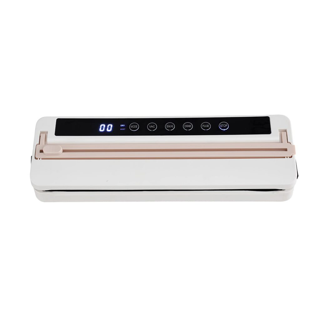 Devanti Food Vacuum Sealer Machine Fresh Storage Auto Seal Slide Cutter 6 Modes White