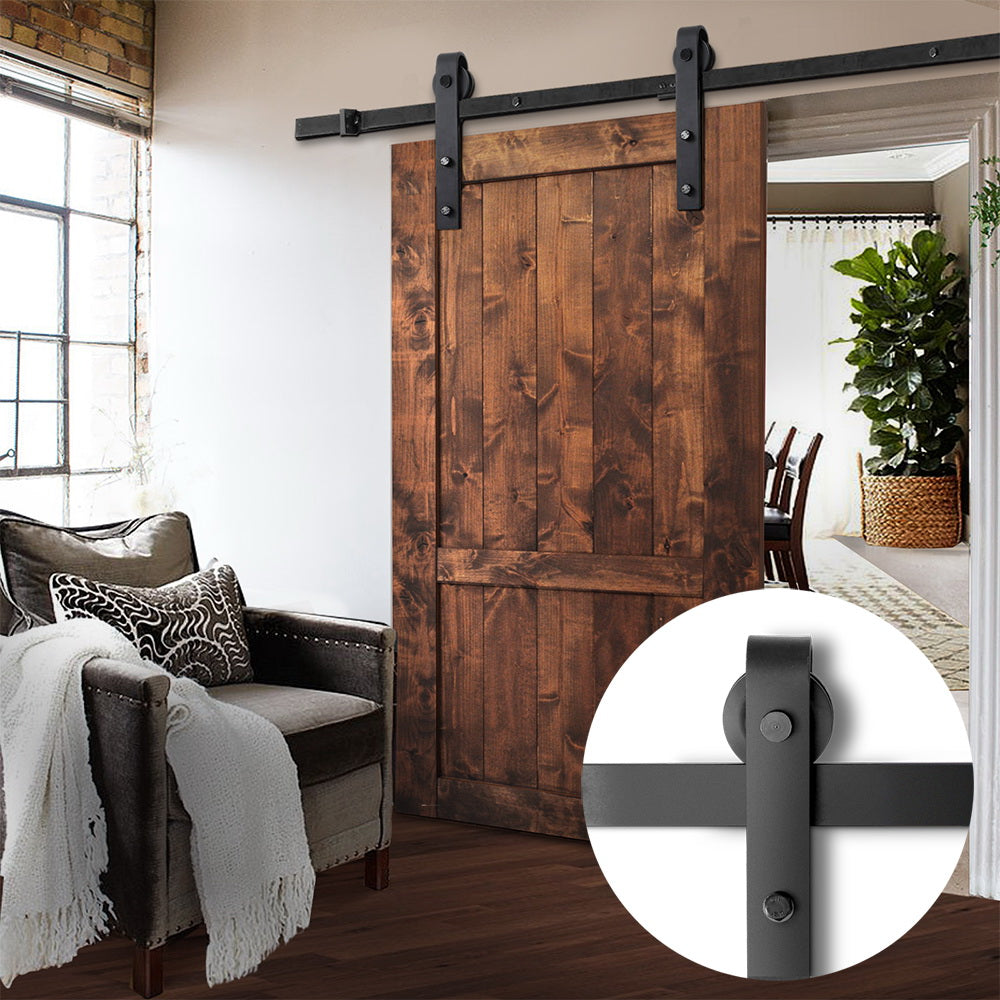 Sliding Barn Door Hardware Track Set 2.44m